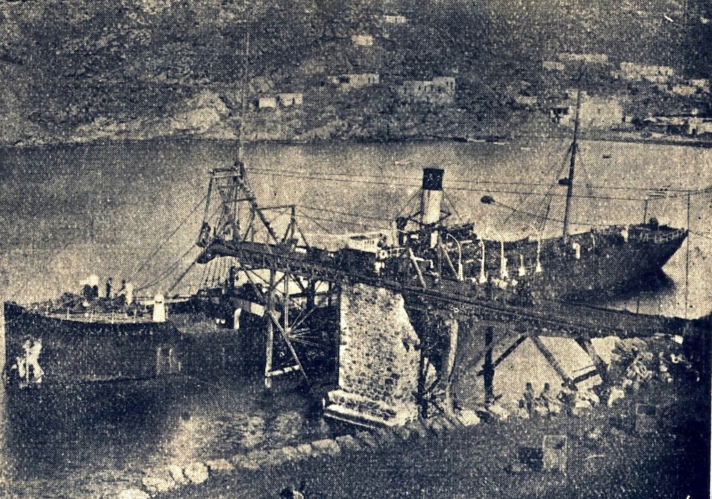 Η Σκάλα του Μεγάλου Λιβαδίου στις αρχές του 20ου αιώνα.